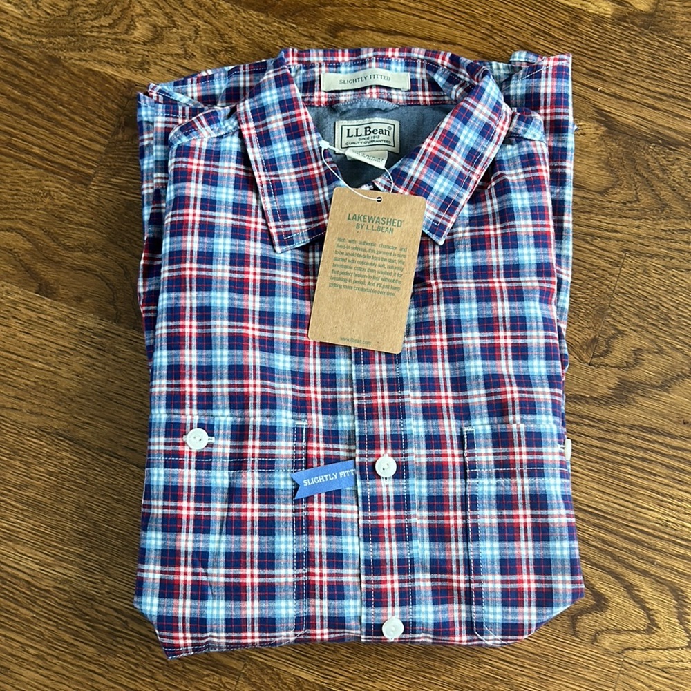 LL Bean Plaid Shirt